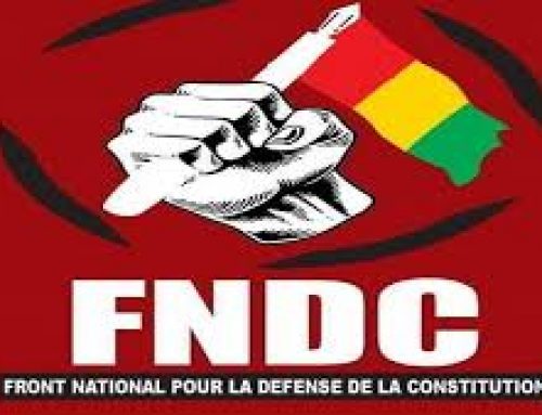 COUP D’ÉTAT MILITAIRE EN GUINÉE: LA DÉCLARATION DU FRONT NATIONAL POUR LA DÉFENSE DE LA CONSTITUTION (FNDC)