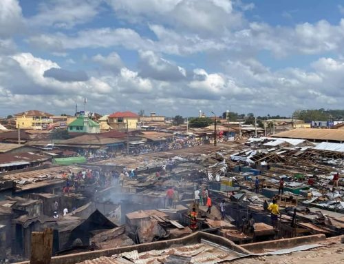 Incendie au Marché de Nzérekore : Lansana Kouyaté Solidaire