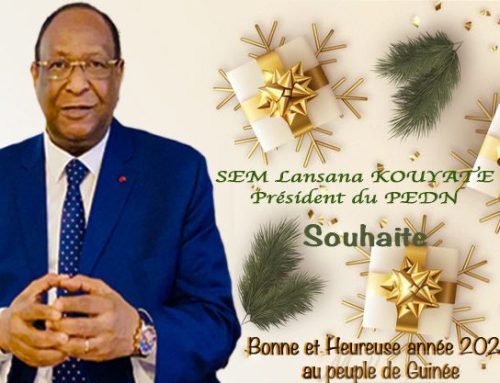 NOUVEL AN 2022 : DISCOURS INTEGRAL DE LANSANA KOUYATE, PRESIDENT DU PEDN.