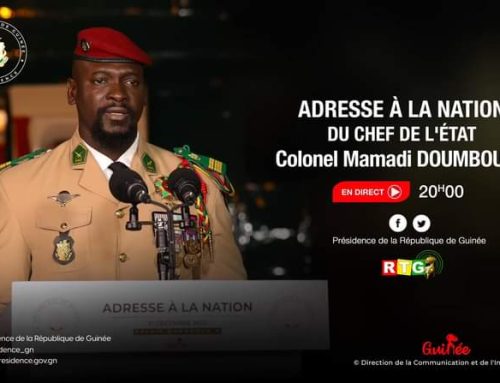 Nouvel an: l’adresse à la nation du colonel Mamadi Doumbouya