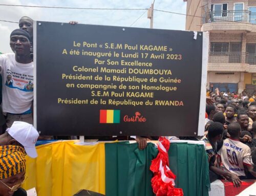 Officiel: le pont de Kagbelen porte le nom du président Rwandais Paul Kagamé.