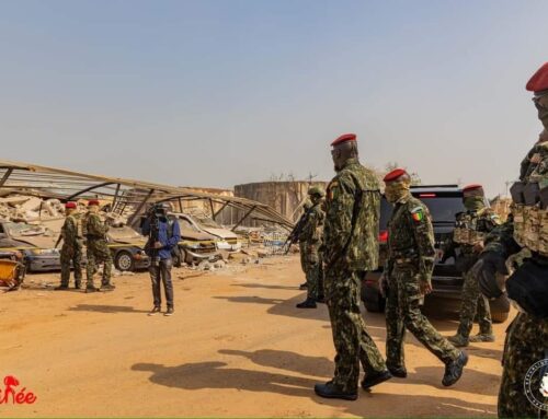 DRAME DE KALOUM : LE COLONEL MAMADI DOUMBOUYA AU CHEVET DES MALADES