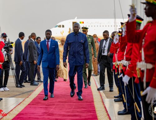 DIPLOMATIE: LE PRÉSIDENT BASSIROU DIOMAYE FAYE EST À CONAKRY
